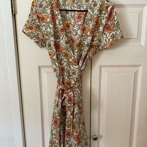 Floral Wrap Dress